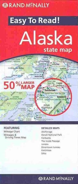 Produktbild: Map-Rm Easy To Read Alaska Sta