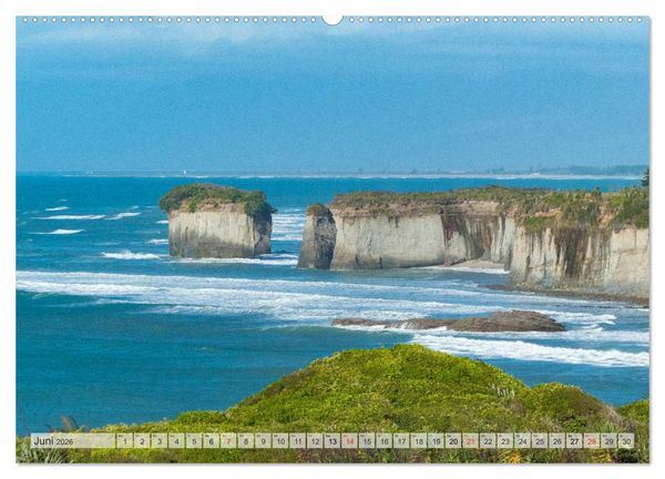 Produktbild: Neuseeland - Wandelnde Landschaften (Wandkalender 2026 DIN A2 quer), CALVENDO Monatskalender