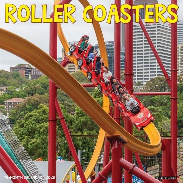 Produktbild: Roller Coasters 2026 Wall Calendar