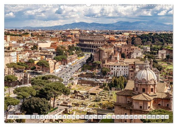Produktbild: Italien - Rom (hochwertiger Premium Wandkalender 2026 DIN A2 quer), Kunstdruck in Hochglanz