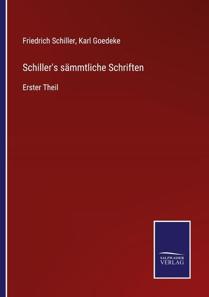 Produktbild: Schiller's s&auml;mmtliche Schriften