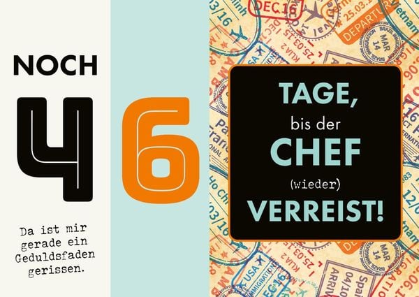 Produktbild: Countdown-Kalender f&uuml;r's B&uuml;ro