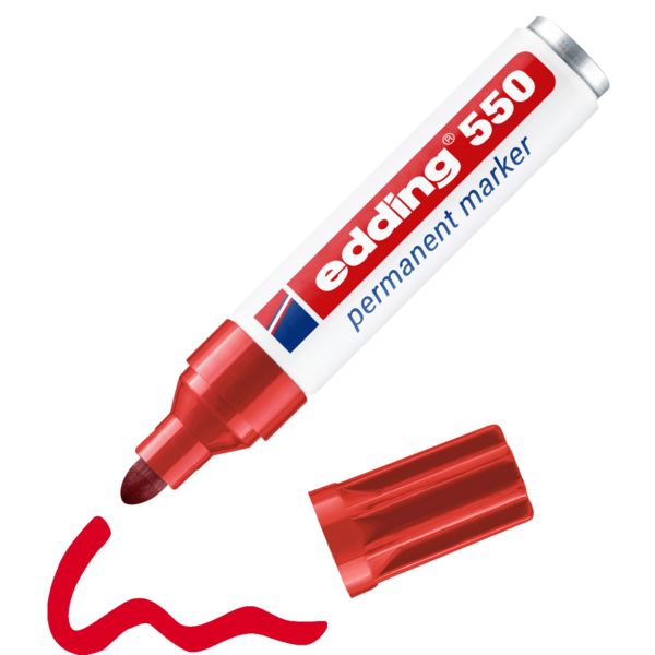 Produktbild: EDDING&reg; Permanent Marker 550, rot