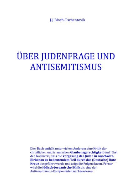 Produktbild: &Uuml;ber Judenfrage und Antisemitismus
