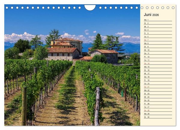 Produktbild: Friaul-Julisch Venetien - Italiens sch&ouml;ner Nordosten (Wandkalender 2026 DIN A4 quer), CALVENDO Monatskalender