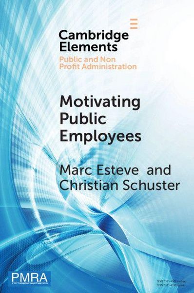 Produktbild: Motivating Public Employees