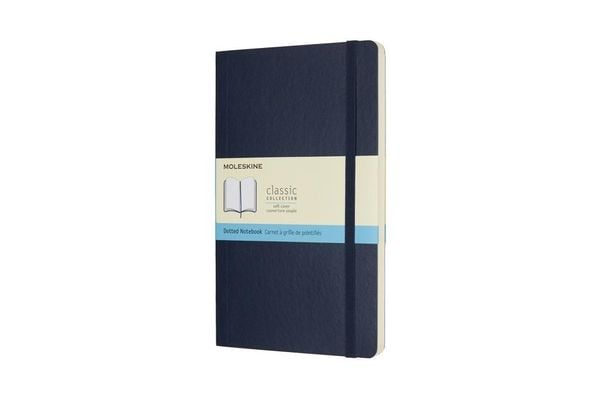 Produktbild: MOLESKINE NOTIZBUCH L/A5, PUNKTRASTER, SOFT COVER, SAPHIR