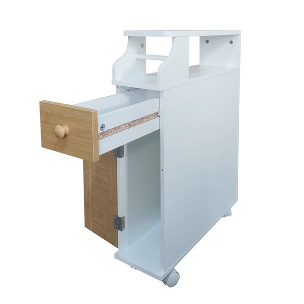 Produktbild: HTI-Living Badschrank S Jerik Wei&szlig; Bambus Badschrank S Jerik Wei&szlig; Bambus