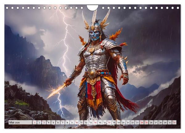 Produktbild: Inka-Mythologie - G&ouml;tter, Helden und Monster (Wandkalender 2026 DIN A4 quer), CALVENDO Monatskalender