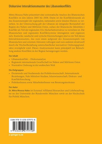 Produktbild: Diskursive Interaktionsmuster des Libanonkonflikts