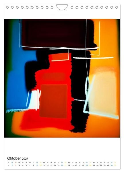 Produktbild: Modern ART Farbkompositionen (Wandkalender 2027 DIN A4 hoch), CALVENDO Monatskalender