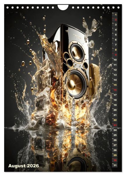 Produktbild: LAUT STARK EXPLOSIV (Wandkalender 2026 DIN A4 hoch), CALVENDO Monatskalender