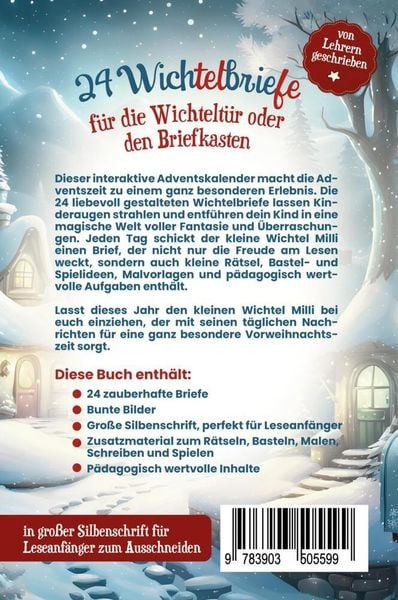 Produktbild: Cichon, S: Wichtelbriefe von Milli