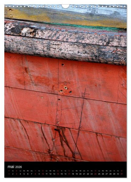 Produktbild: Les couleurs du temps sur le bois (Calendrier mural 2026 DIN A3 horizontal), CALVENDO calendrier mensuel
