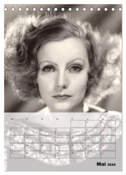 Produktbild: Filmstars der goldenen Leinwandjahre (Tischkalender 2026 DIN A5 hoch), CALVENDO Monatskalender