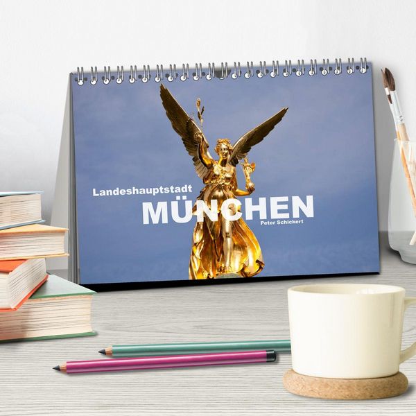 Produktbild: Landeshauptstadt M&uuml;nchen (Tischkalender 2026 DIN A5 quer), CALVENDO Monatskalender