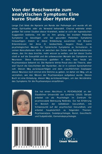 Produktbild: Von der Beschwerde zum analytischen Symptom: Eine kurze Studie &uuml;ber Hysterie