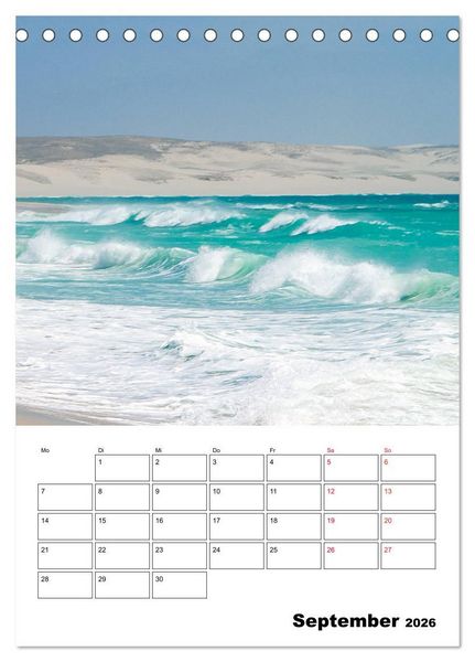 Produktbild: Boa Vista - die &bdquo;Perle&ldquo; der Kapverden (Tischkalender 2026 DIN A5 hoch), CALVENDO Monatskalender