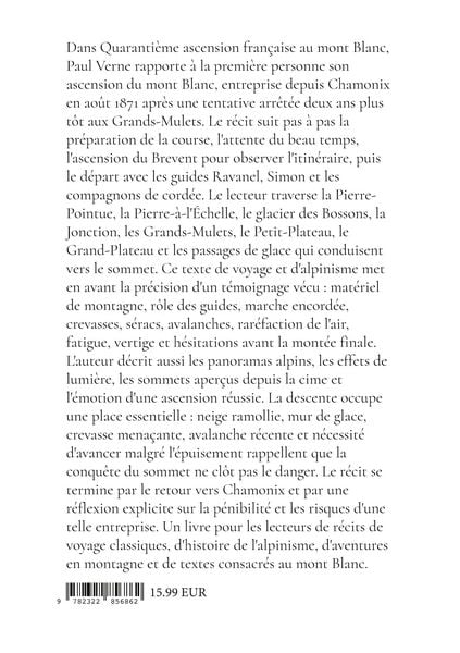 Produktbild: Quaranti&egrave;me ascension fran&ccedil;aise au mont Blanc