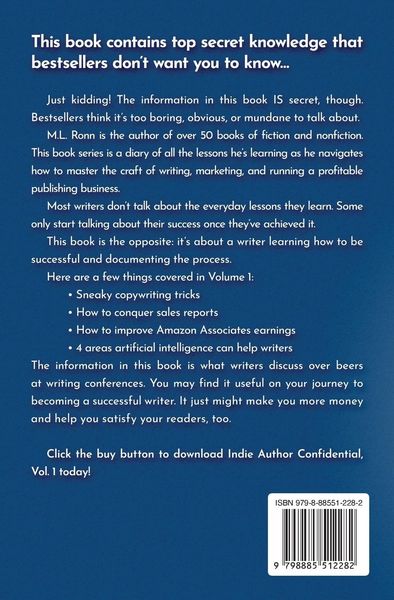 Produktbild: Indie Author Confidential