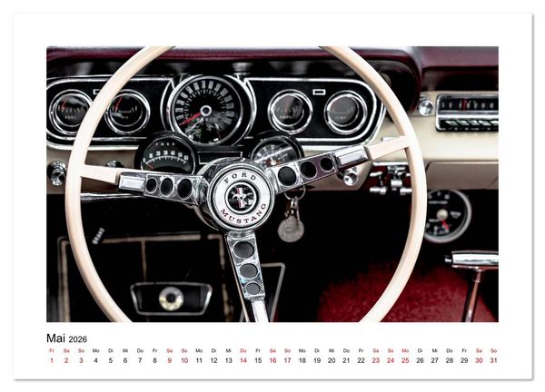 Produktbild: Oldtimer - Cockpits vergangener Zeiten (Wandkalender 2026 DIN A3 quer), CALVENDO Monatskalender