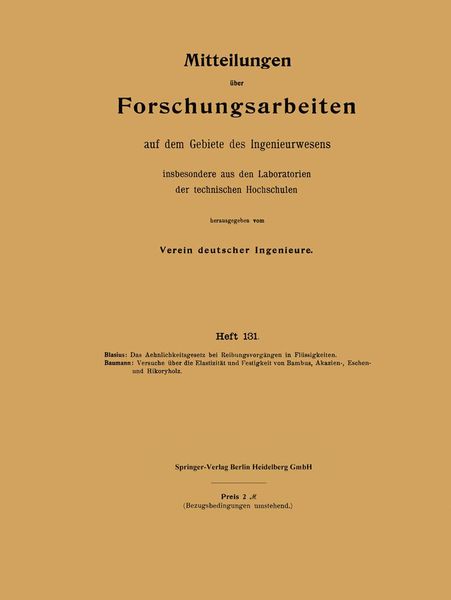 Produktbild: Mitteilungen &uuml;ber Forschungsarbeiten auf dem Gebiete des Ingenieurwesens