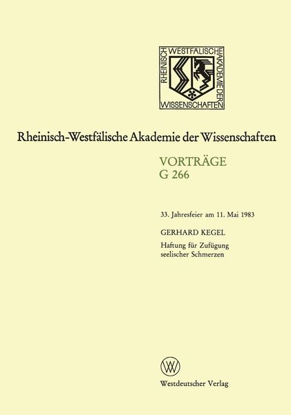 Produktbild: Haftung f&uuml;r Zuf&uuml;gung seelischer Schmerzen