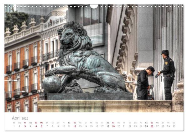 Produktbild: Madrid eine Stadt zum Verlieben (Wandkalender 2026 DIN A3 quer), CALVENDO Monatskalender