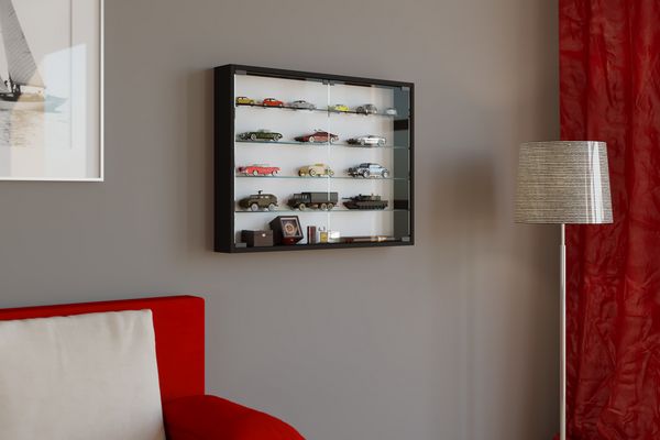 Produktbild: H&auml;ngevitrine Wandvitrine Sammel Deko Mandosa L