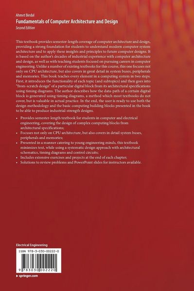 Produktbild: Fundamentals of Computer Architecture and Design