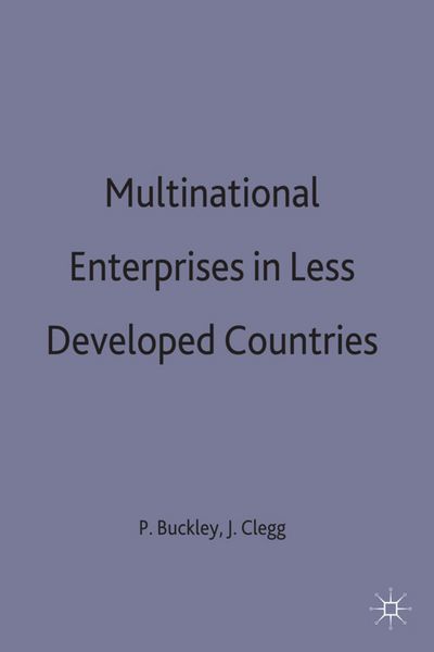 Produktbild: Multinational Enterprises in Less Developed Countries