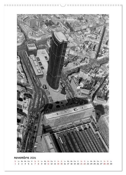 Produktbild: Visage de Paris, ann&eacute;es 1970 (Calendrier mural 2026 DIN A2 horizontal) calendrier de bureau
