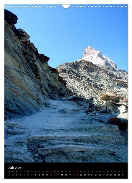 Produktbild: Zermatt (Wandkalender 2026 DIN A3 hoch), CALVENDO Monatskalender