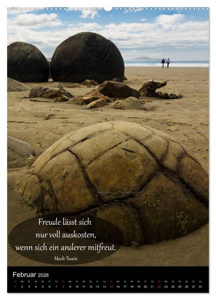 Produktbild: Neuseeland - Ein Land steht Kopf (hochwertiger Premium Wandkalender 2026 DIN A2 hoch), Kunstdruck in Hochglanz