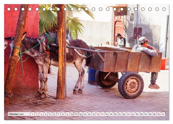 Produktbild: Marrakesch - Perle des S&uuml;dens (Tischkalender 2027 DIN A5 quer), CALVENDO Monatskalender