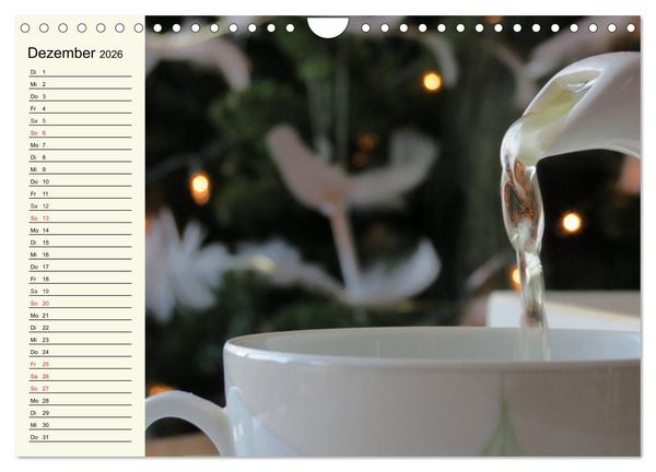 Produktbild: Es ist Zeit f&uuml;r Tee. Impressionen (Wandkalender 2026 DIN A4 quer), CALVENDO Monatskalender