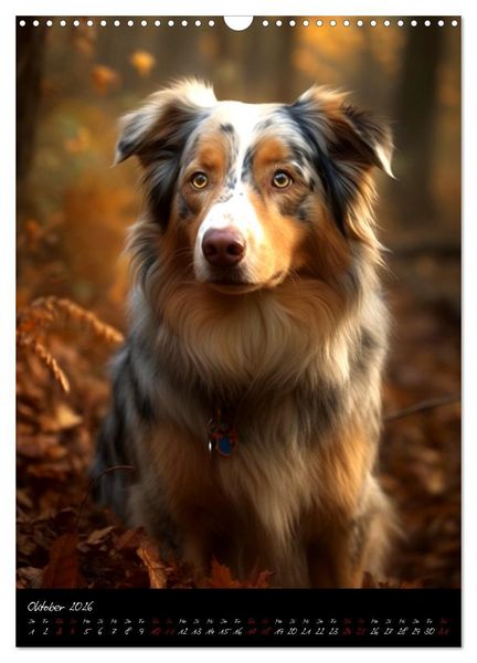 Produktbild: Australian Shepherd (Wandkalender 2026 DIN A3 hoch), CALVENDO Monatskalender