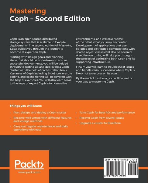 Produktbild: Mastering Ceph