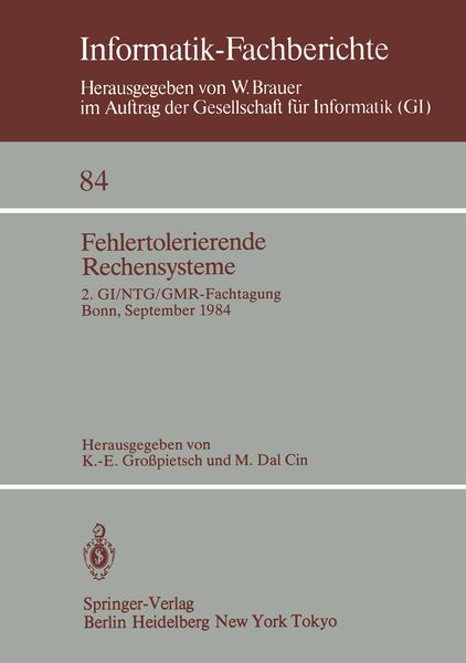 Produktbild: Fehlertolerierende Rechensysteme