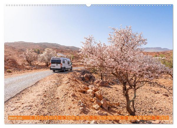 Produktbild: Van Life Road Trip Morocco (Wall Calendar 2026 DIN A2 landscape), CALVENDO 12 Month Wall Calendar
