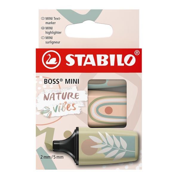 Produktbild: STABILO Textmarker BOSS MINI Naturevibes