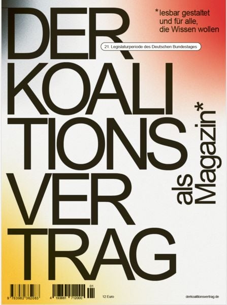Produktbild: Der Koalitionsvertrag als Magazin