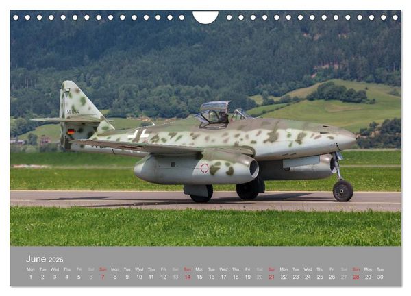 Produktbild: The Flying Legends (Wall Calendar 2026 DIN A4 landscape), CALVENDO 12 Month Wall Calendar