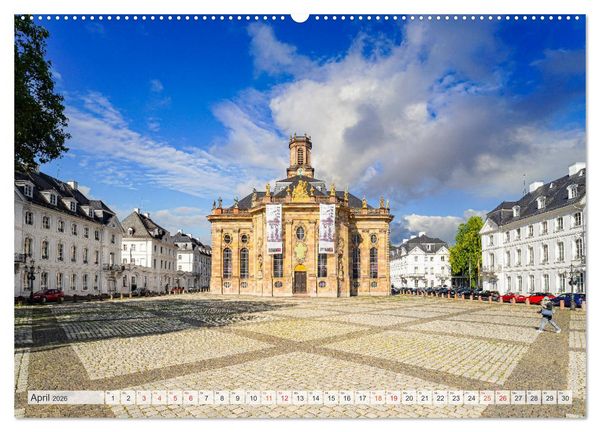 Produktbild: Saarbr&uuml;cken Impressionen (Wandkalender 2026 DIN A2 quer), CALVENDO Monatskalender