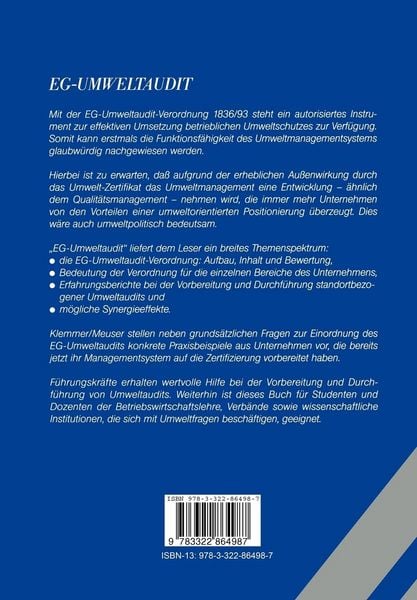 Produktbild: EG-Umweltaudit