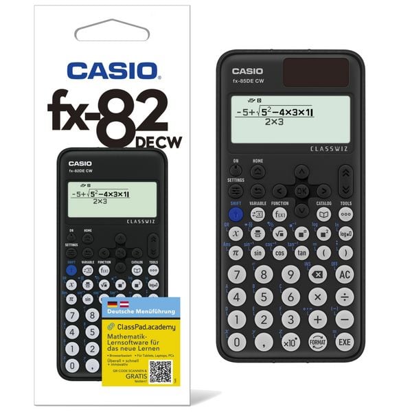 CASIO® Schulrechner FX82DECW, ClassWiz