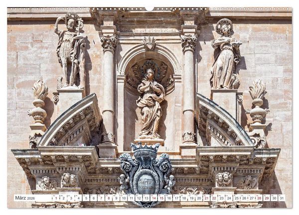 Produktbild: Sizilien - Sp&auml;tbarocke Pracht im Val di Noto (Wandkalender 2026 DIN A2 quer), CALVENDO Monatskalender