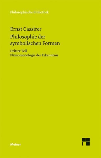 Produktbild: Philosophie der symbolischen Formen. Dritter Teil