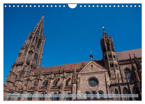 Produktbild: Freiburg im Breisgau - Die Schwarzwaldmetropole (Wandkalender 2026 DIN A4 quer), CALVENDO Monatskalender