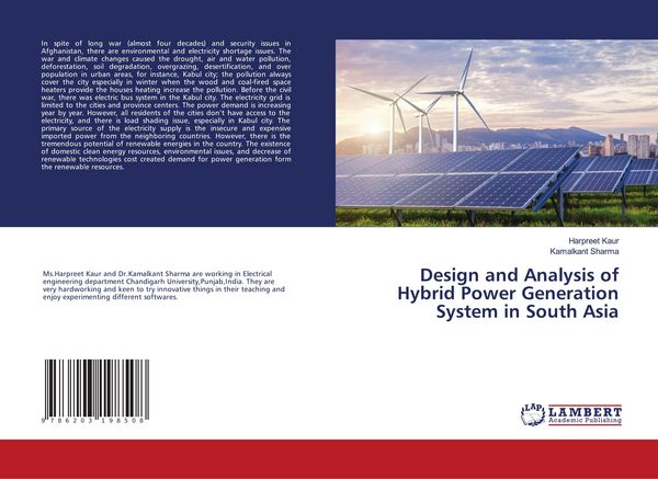 Produktbild: Design and Analysis of Hybrid Power Generation System in South Asia